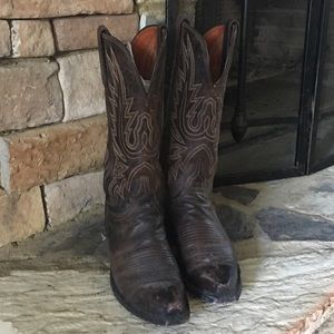 Rustic Lucchese Cowgirl Boots